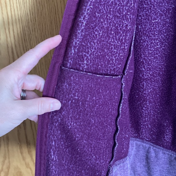 Danskin Now Hooded Sweatshirt Dark Pink Medium - Picture 8 of 11